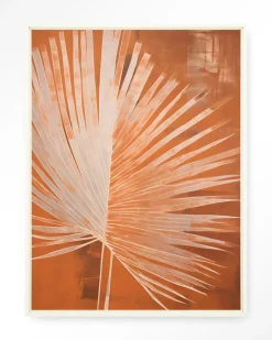 Discount Urban Cotton Wandkleed Rusty Palm in maat en frame naar keuze