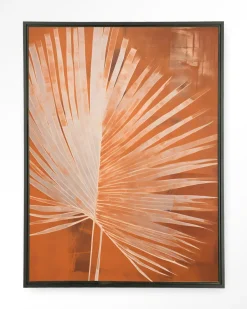 Discount Urban Cotton Wandkleed Rusty Palm in maat en frame naar keuze