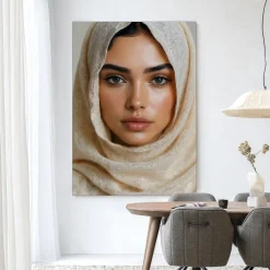 Hot Urban Cotton Wandkleed Sahara in maat en frame naar keuze