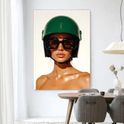 Sale Urban Cotton Wandkleed Saint Laurent Helmet in maat en frame naar keuze