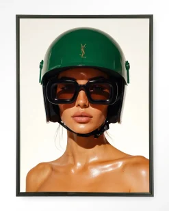 Sale Urban Cotton Wandkleed Saint Laurent Helmet in maat en frame naar keuze