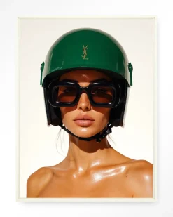 Sale Urban Cotton Wandkleed Saint Laurent Helmet in maat en frame naar keuze