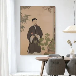 Outlet Urban Cotton Wandkleed Sakura in maat en frame naar keuze