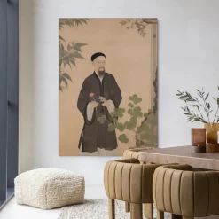 Outlet Urban Cotton Wandkleed Sakura in maat en frame naar keuze