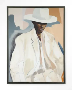 Outlet Urban Cotton Wandkleed Saloon Sam in maat en frame naar keuze