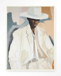 Outlet Urban Cotton Wandkleed Saloon Sam in maat en frame naar keuze