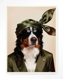 Urban Cotton Wandkleed Sam in maat en frame naar keuze