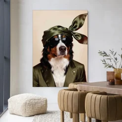 Urban Cotton Wandkleed Sam in maat en frame naar keuze