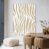Clearance Urban Cotton Wandkleed Savanna Beige in maat en frame naar keuze