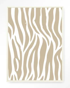 Clearance Urban Cotton Wandkleed Savanna Beige in maat en frame naar keuze