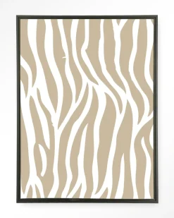 Clearance Urban Cotton Wandkleed Savanna Beige in maat en frame naar keuze