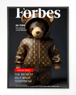 Discount Urban Cotton Wandkleed Selfmade Teddybear in maat en frame naar keuze