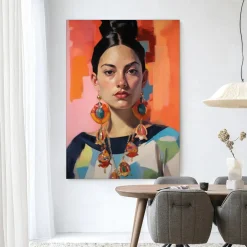 Sale Urban Cotton Wandkleed Senorita in maat en frame naar keuze