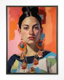 Sale Urban Cotton Wandkleed Senorita in maat en frame naar keuze