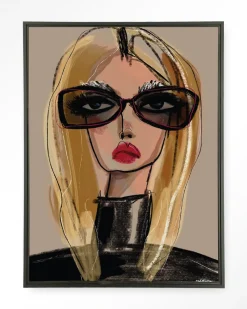 Online Urban Cotton Wandkleed She Knows in maat en frame naar keuze