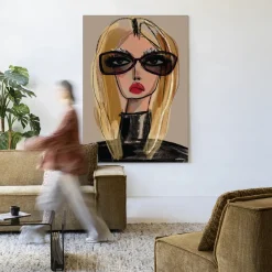 Online Urban Cotton Wandkleed She Knows in maat en frame naar keuze