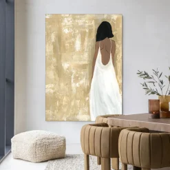 Best Urban Cotton Wandkleed She Opened Her Heart in maat en frame naar keuze