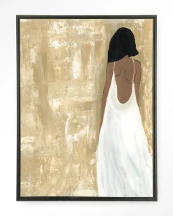 Best Urban Cotton Wandkleed She Opened Her Heart in maat en frame naar keuze