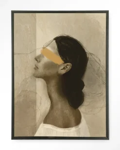 Outlet Urban Cotton Wandkleed She Thinks Of You in maat en frame naar keuze