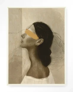 Outlet Urban Cotton Wandkleed She Thinks Of You in maat en frame naar keuze