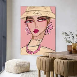 Outlet Urban Cotton Wandkleed She Wears Prada in maat en frame naar keuze