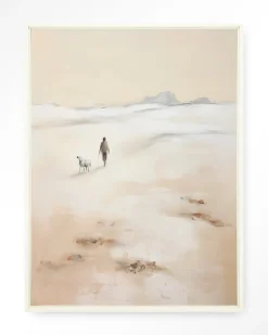 Clearance Urban Cotton Wandkleed Shepherd Verticaal in maat en frame naar keuze