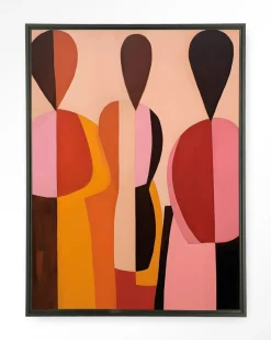 Outlet Urban Cotton Wandkleed Silhouettes in maat en frame naar keuze