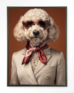 Discount Urban Cotton Wandkleed Sjaakie in maat en frame naar keuze