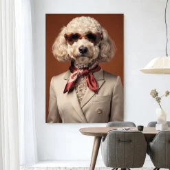 Discount Urban Cotton Wandkleed Sjaakie in maat en frame naar keuze