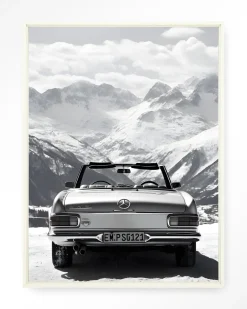 Hot Urban Cotton Wandkleed Ski Resort in maat en frame naar keuze