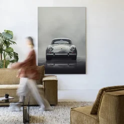 Outlet Urban Cotton Wandkleed Smokey Car in maat en frame naar keuze