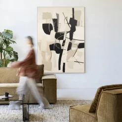 Discount Urban Cotton Wandkleed Soleyo in maat en frame naar keuze