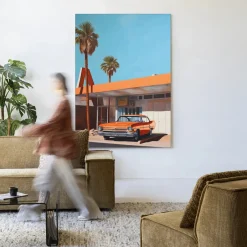 Hot Urban Cotton Wandkleed Sonny in maat en frame naar keuze