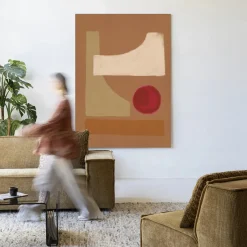 Sale Urban Cotton Wandkleed Spice in maat en frame naar keuze