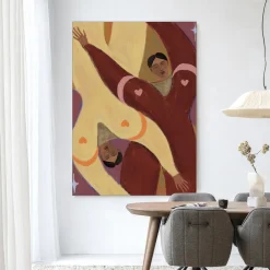 Outlet Urban Cotton Wandkleed Stargazing in maat en frame naar keuze