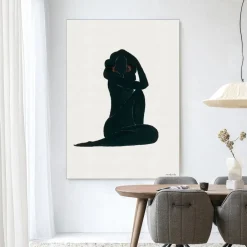 Outlet Urban Cotton Wandkleed Stillness in maat en frame naar keuze