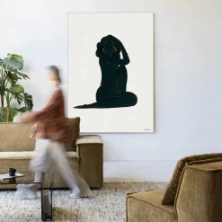 Outlet Urban Cotton Wandkleed Stillness in maat en frame naar keuze