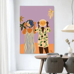 Best Urban Cotton Wandkleed Sun & Moon in maat en frame naar keuze