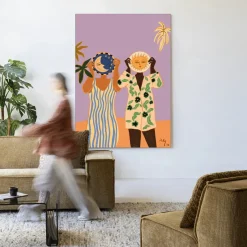 Best Urban Cotton Wandkleed Sun & Moon in maat en frame naar keuze