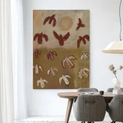 Clearance Urban Cotton Wandkleed Sunbirds in maat en frame naar keuze