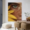 Sale Urban Cotton Wandkleed Sunflower in maat en frame naar keuze