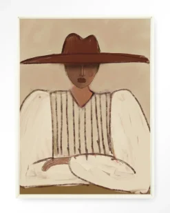 New Urban Cotton Wandkleed Sunhat in maat en frame naar keuze