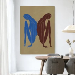 Urban Cotton Wandkleed Sync Motion in maat en frame naar keuze