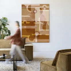 Outlet Urban Cotton Wandkleed Terra Universe in maat en frame naar keuze