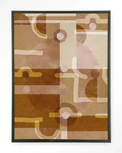 Outlet Urban Cotton Wandkleed Terra Universe in maat en frame naar keuze