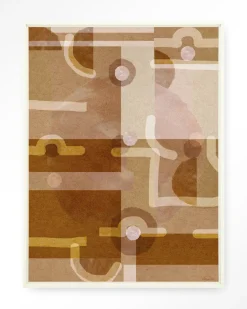 Outlet Urban Cotton Wandkleed Terra Universe in maat en frame naar keuze