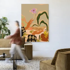 Online Urban Cotton Wandkleed The Power Of One in maat en frame naar keuze