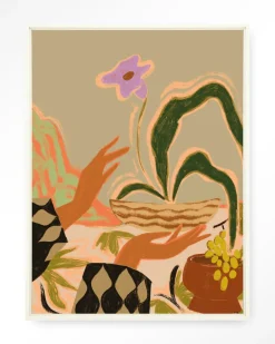 Online Urban Cotton Wandkleed The Power Of One in maat en frame naar keuze