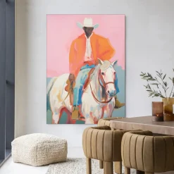 Hot Urban Cotton Wandkleed The Sheriff in maat en frame naar keuze