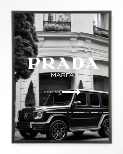 Clearance Urban Cotton Wandkleed This Way in maat en frame naar keuze